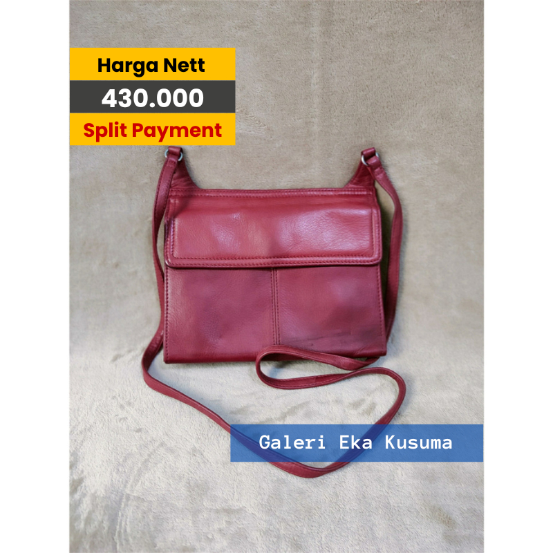 F117. FOS*IL / OCIL RED CROSSBODY