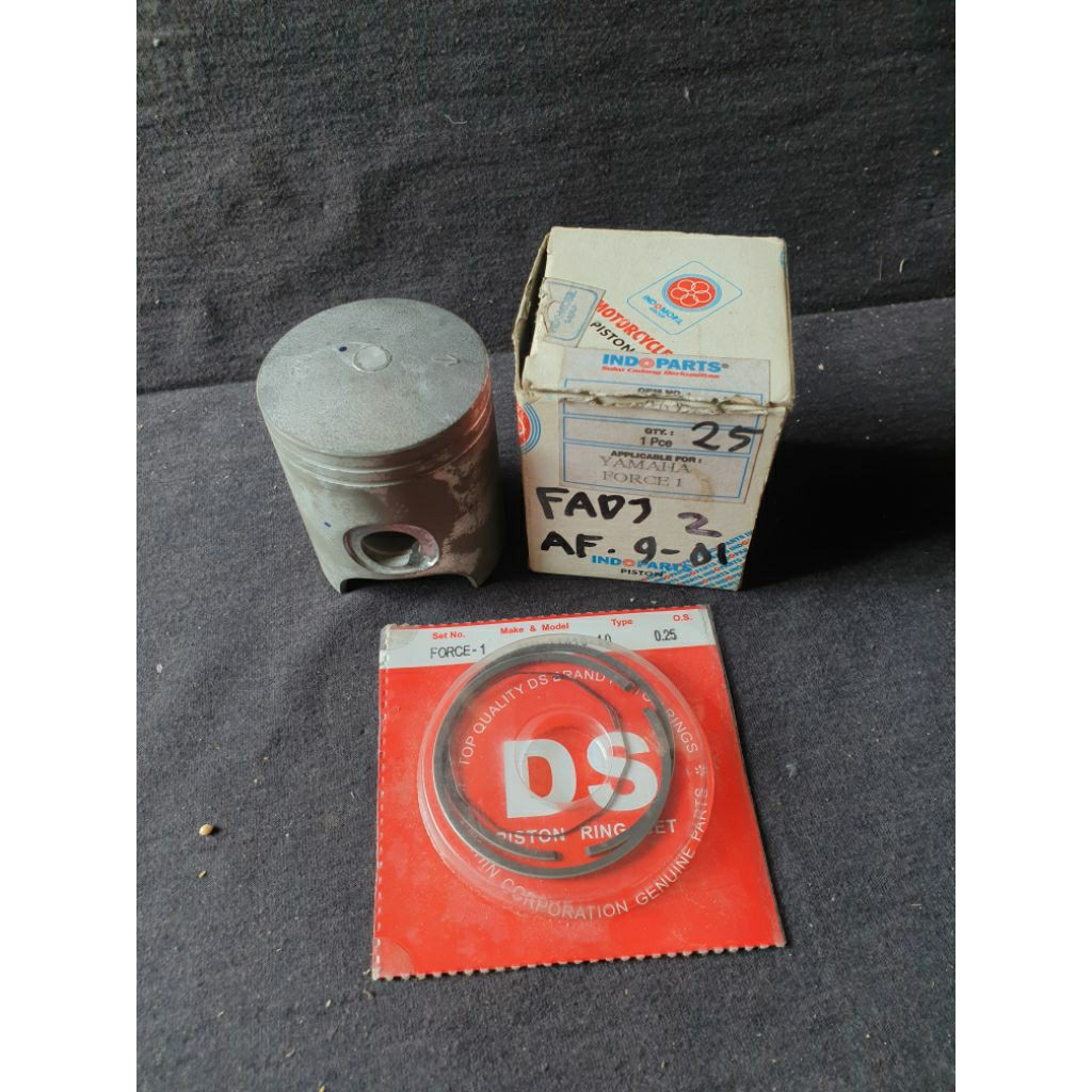 Piston Ring Seher Yamaha FIZ F1Z FIZR F1ZR Oversize OS 25 Indopart DS