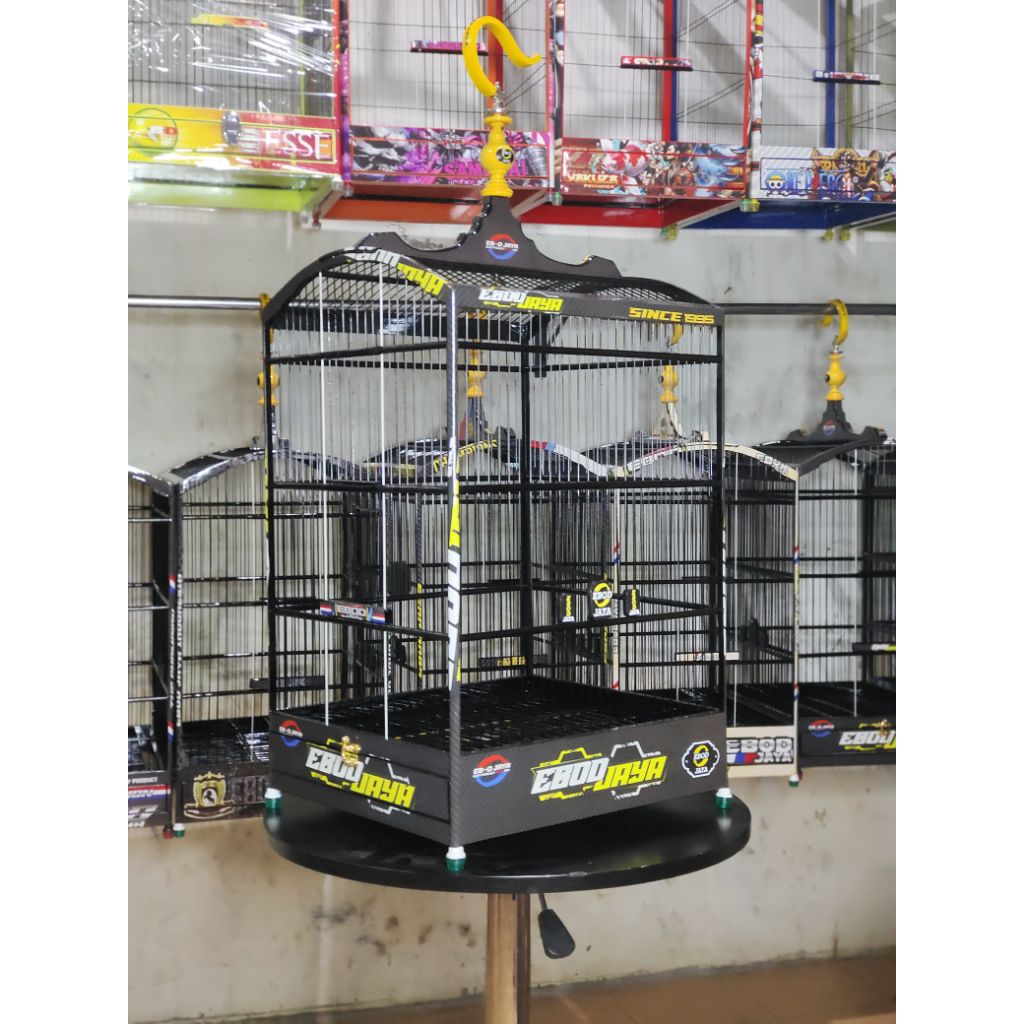 SANGKAR KOTAK EBOD JAYA DECAL RUJI FIBER 1.5MM UK. 37*43||KOSAN 40*40 RUJI FIBER 1.5MM