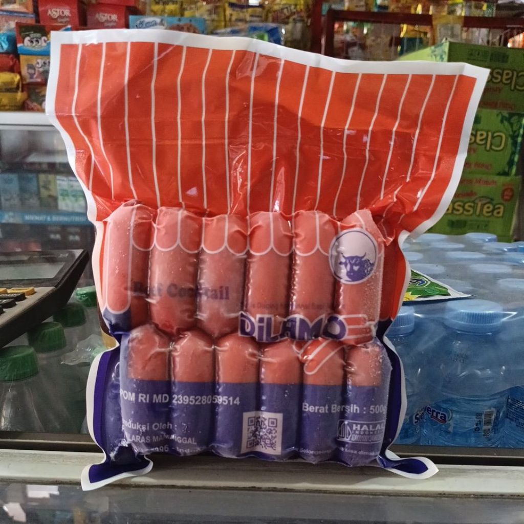 

Sosis daging kombinasi dilamo