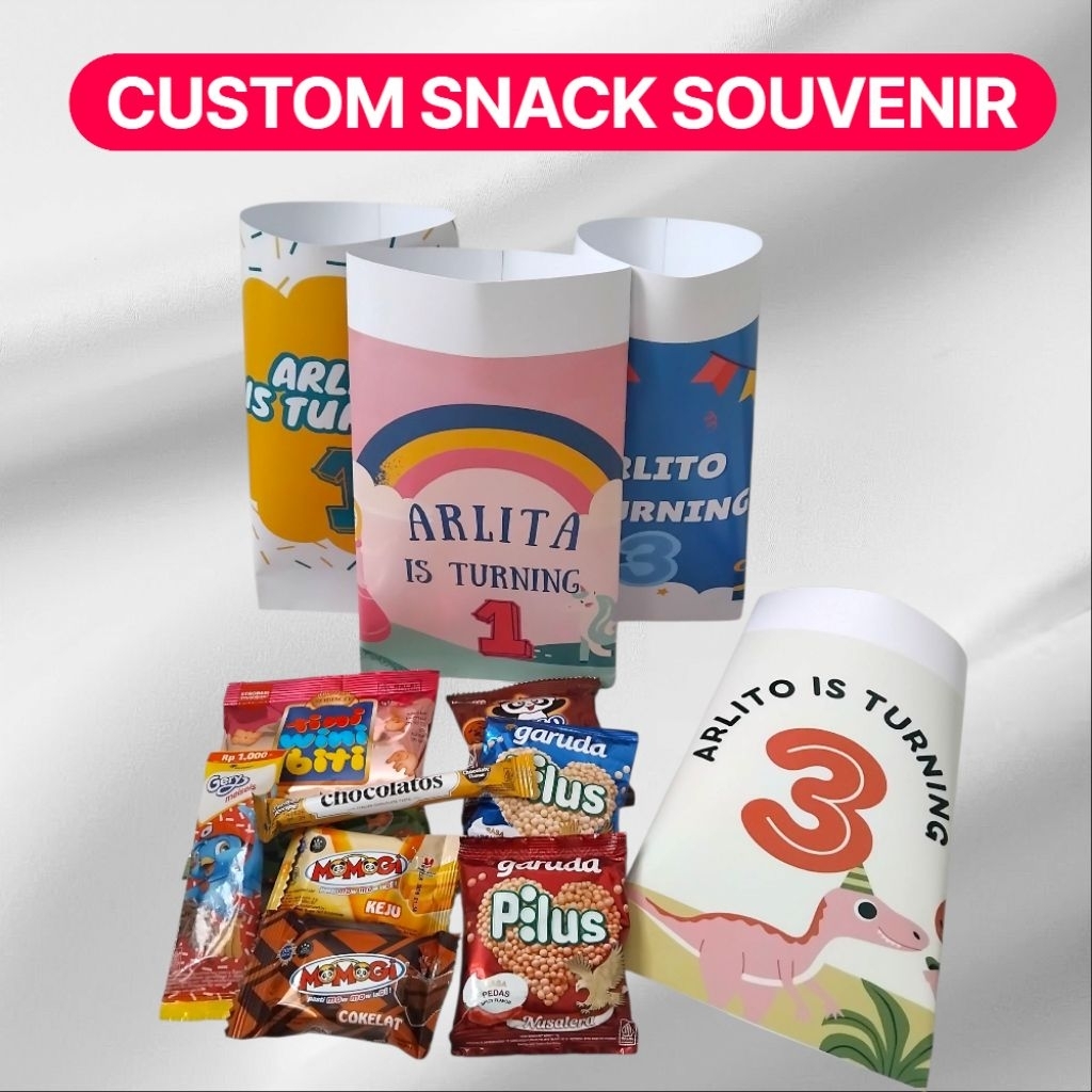 

CUSTOM SNACK SOUVENIR ULANG TAHUN/ACARA/17 AGUSTUS/CUSTOM GIFT ULANG TAHUN