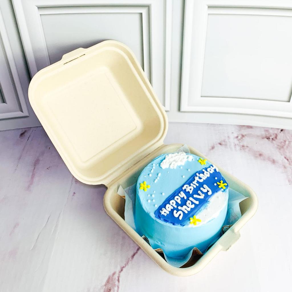 

Kue Ulang Tahun/Birthday Cake/Kue Korean Mini/Mini Cake Biru Langit