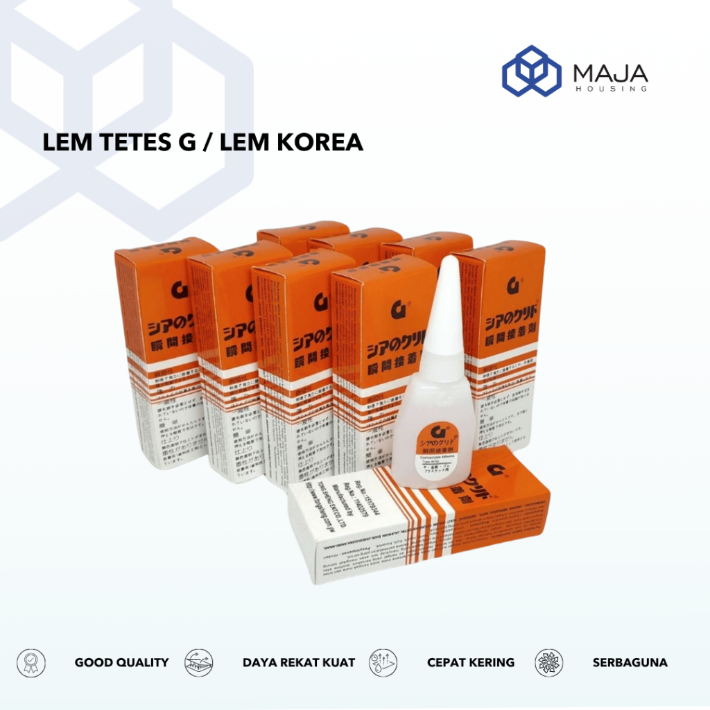 

Lem Korea G Lem Asli Super | Lem Tetes G Original | Lem Super Rekat | Lem Cepat Kering Korea