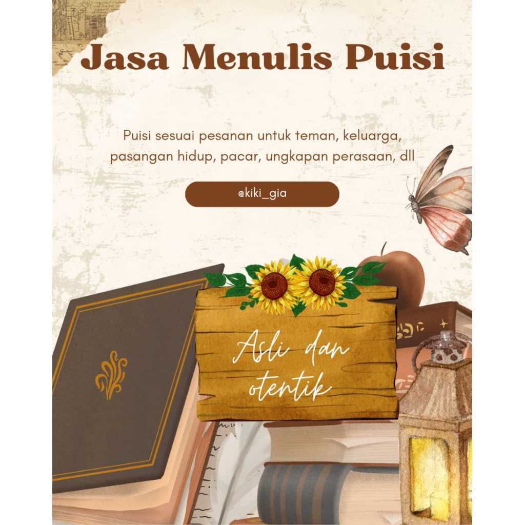 Jasa Pembuatan Puisi (Merangkai Puisi)
