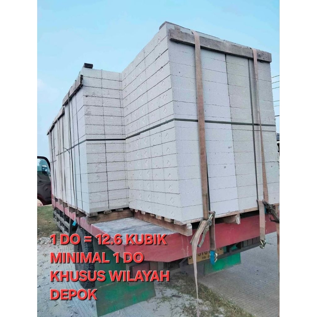 Bata Ringan / Hebel Grade A SNI 7.5 CM 10 CM (1 DO Khusus Depok)