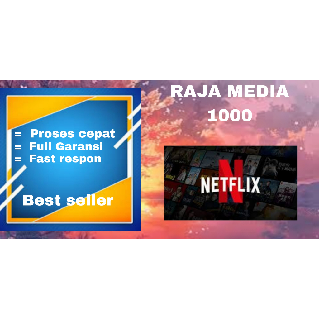 netflix premium akun premium best seller rajamedia1000