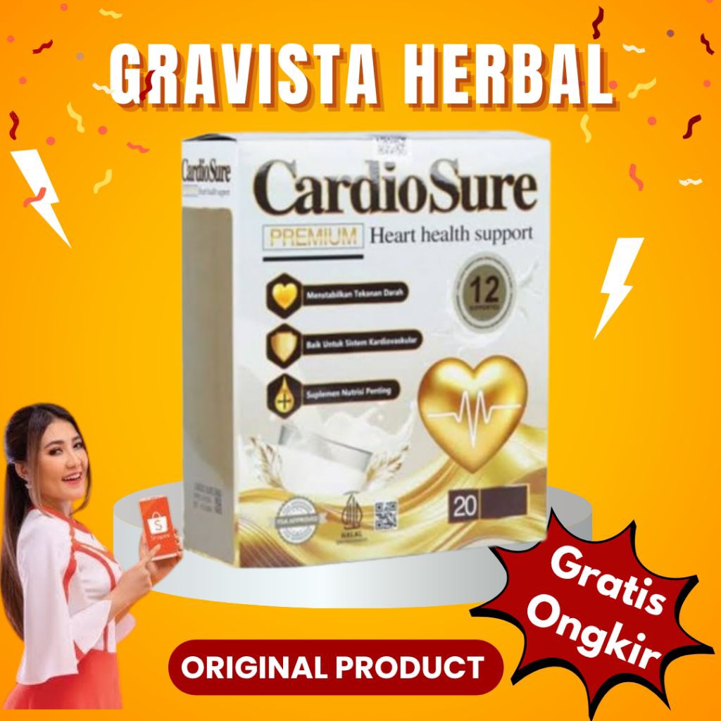 

CARDIOSURE MILK SUSU OBAT HIPERTENSI JANTUNG STRUK KOLESTROL ASAM URAT 100% ORIGINAL