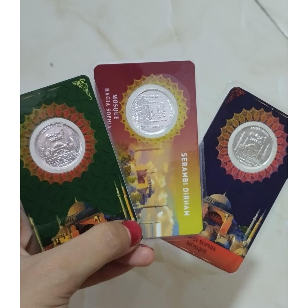 satu dirham 2.975 gr perak asli