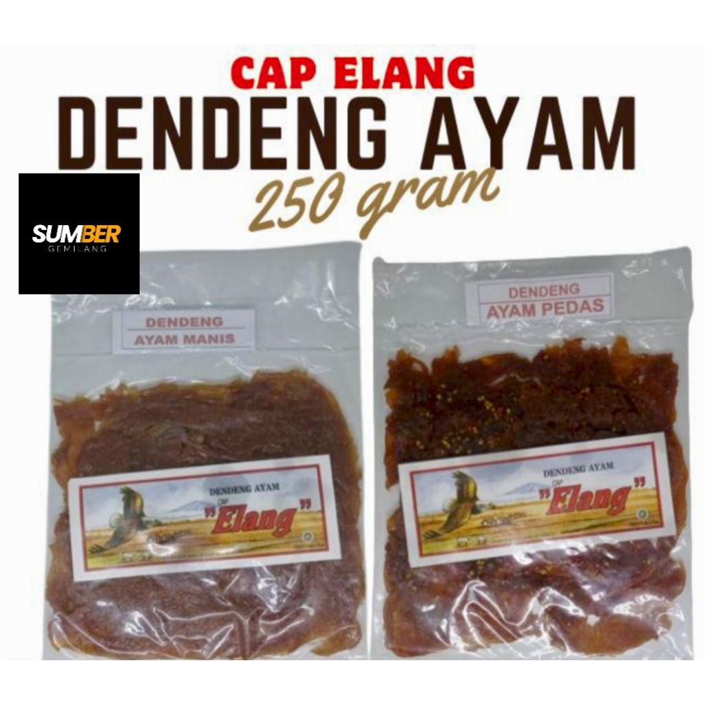 

dendeng ayam cap elang 250 gram