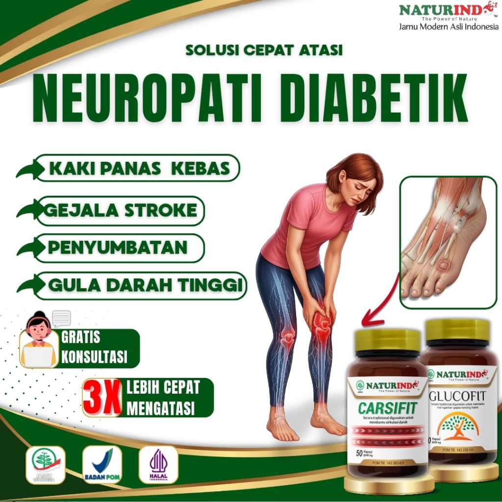 Obat Neuropati Diabetik Kerusakan Gangguan Syaraf Diabetes Perifer Ampuh Diabetes Stroke
