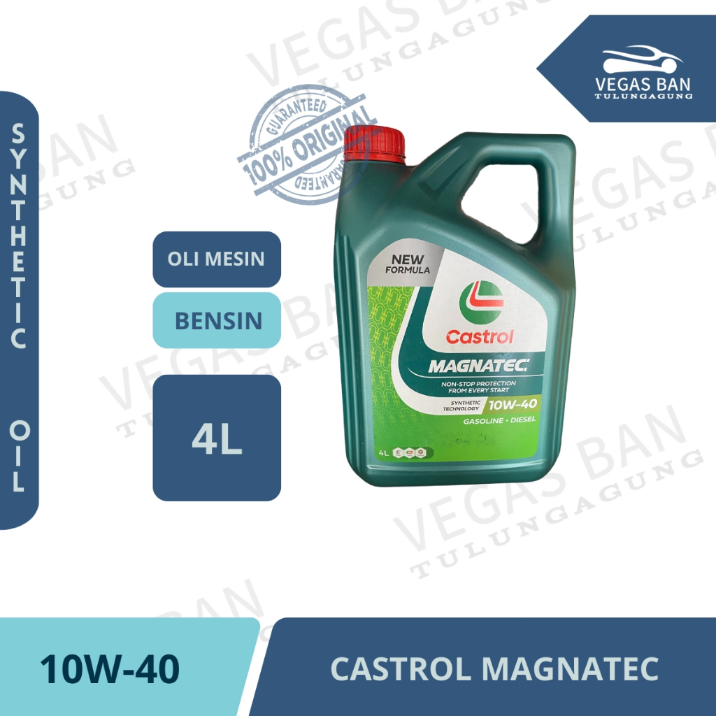 Oli Castrol Magnatec 10W-40 Oli Mesin Mobil Galon 4 Liter
