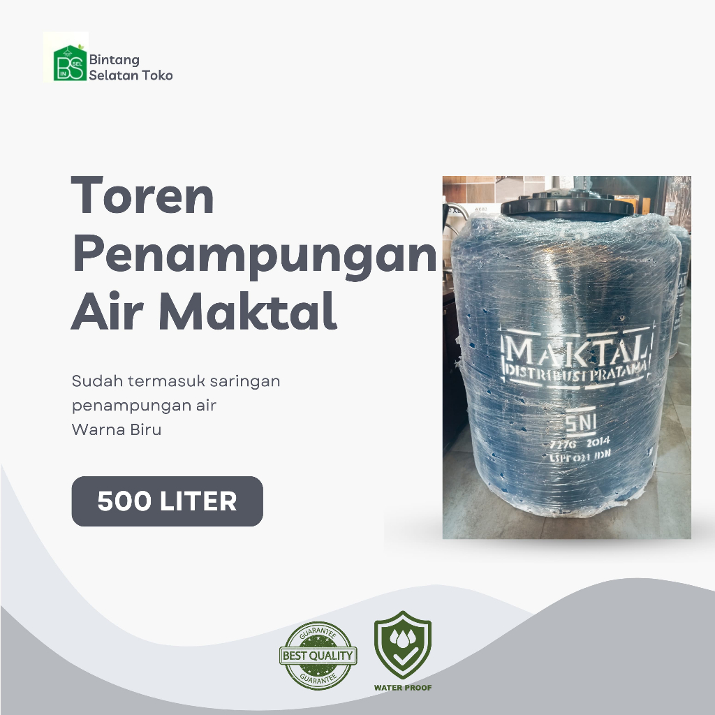 TOREN AIR MAKTAL 500 LITER MURAH / AF