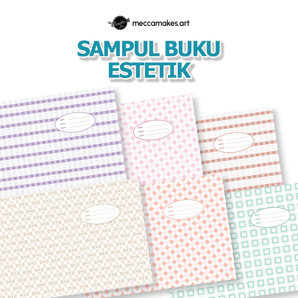 

SAMPUL BUKU ESTETIK/ SAMPUL BUKU/ SAMPUL BUKU SEKOLAH/ 1 PACK ISI 10 PCS