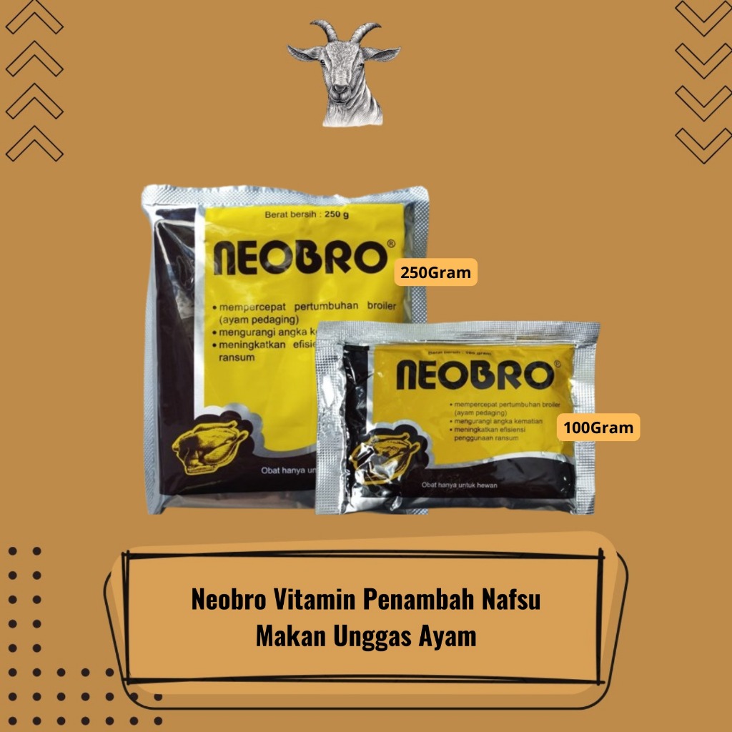 Neobro Penambah Makan Unggas Ayam Broiler Doc Ayam Pedaging Medion