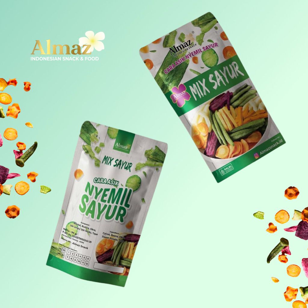 

Almas Snack - Keripik Mix Sayur (100gr) (Premium Packaging)