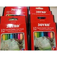 

GROSIR MURAH Pensil Warna 12 Pendek JOYKO ASLI/Color Pencil 12 JOYKO