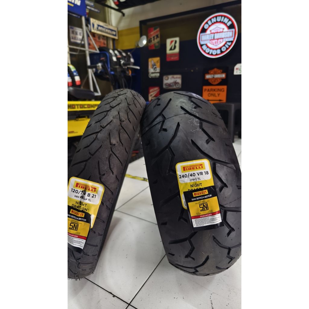 Pirelli Night Dragon 240/40.18. Ban belakang Harley Fatboy