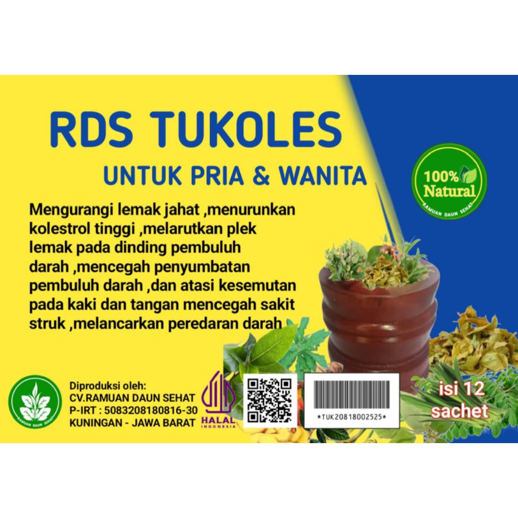 

jamu kolestrol dan asam urat 100% alami