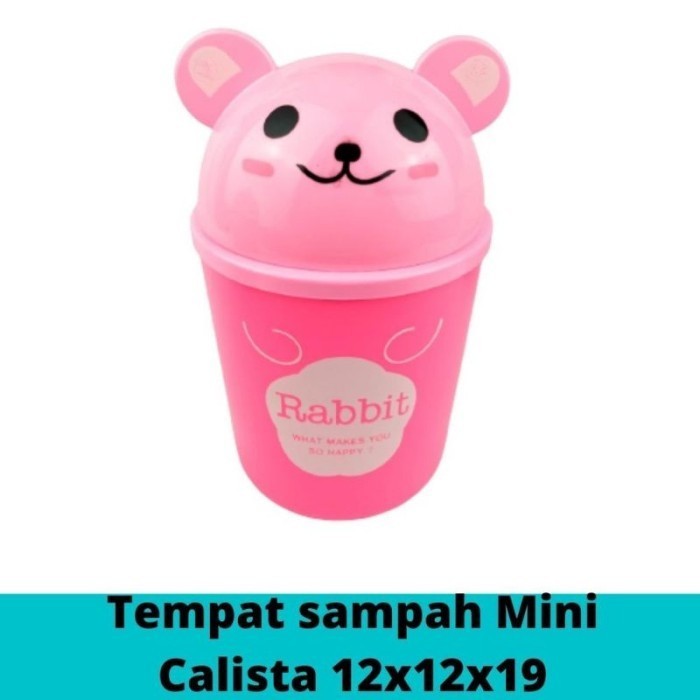 (TERMURAH) TEMPAT SAMPAH MINI KARAKTER CALISTA / TEMPAT SAMPAH MINI CALISTA