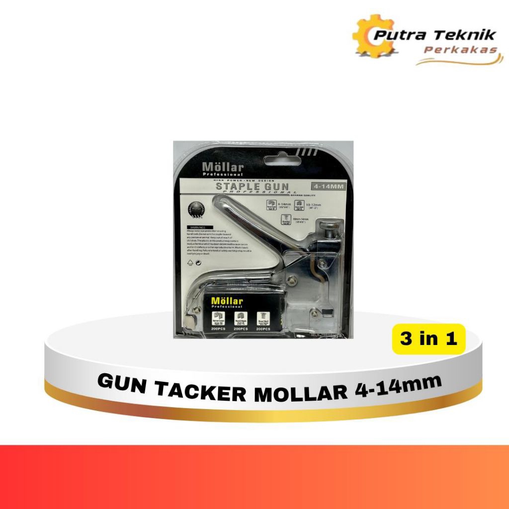 

GUN TACKER ALAT STAPLES MOLLAR 4-14MM 3 in 1 (041601081)
