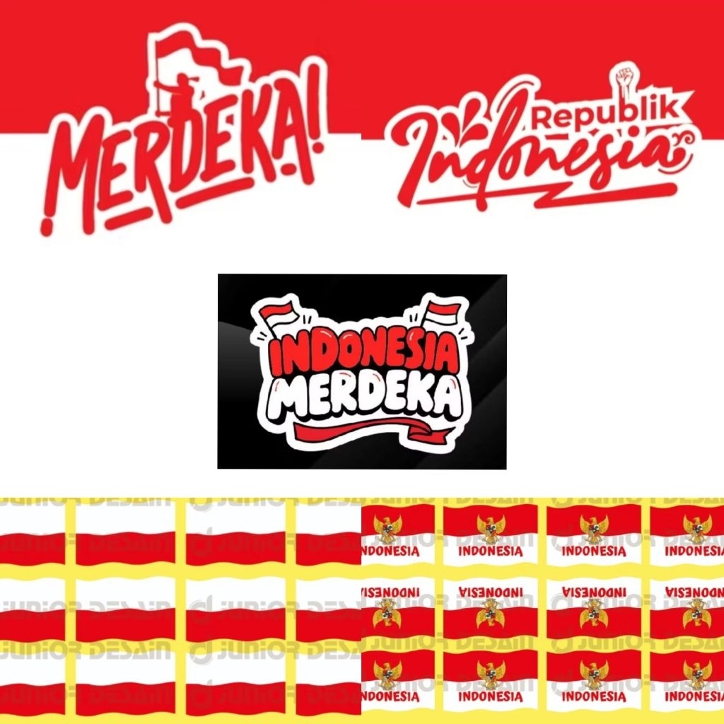 

Sticker pipi Indonesia Sticker pipi merah putih (bukan tato)