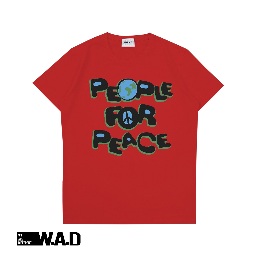 Kaos Lengan Pendek PEOPLE FOR PEACE - WAD