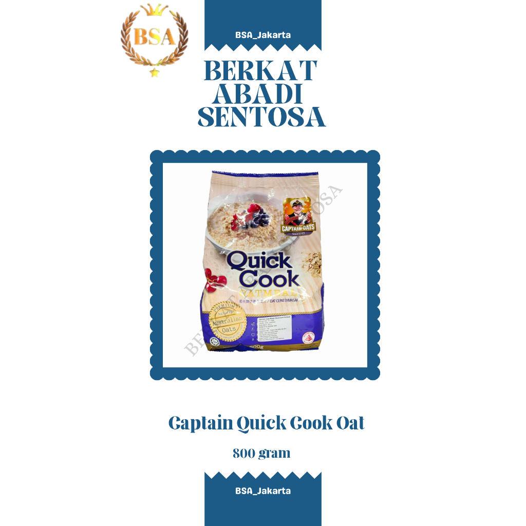 

Captain Quick Cook Oat (800 gr)