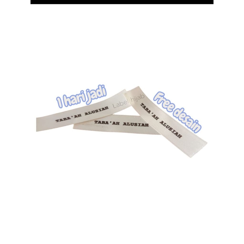 

Label Baju / Label Hijab / Label Woven Damask Subtitute