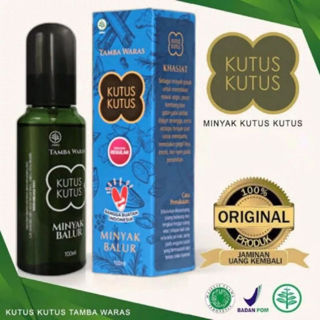 Minyak Kutus Kutus Asli Original Bali Minyak kutus2 asli bali Minyak balur kutus kutus asli bali 100