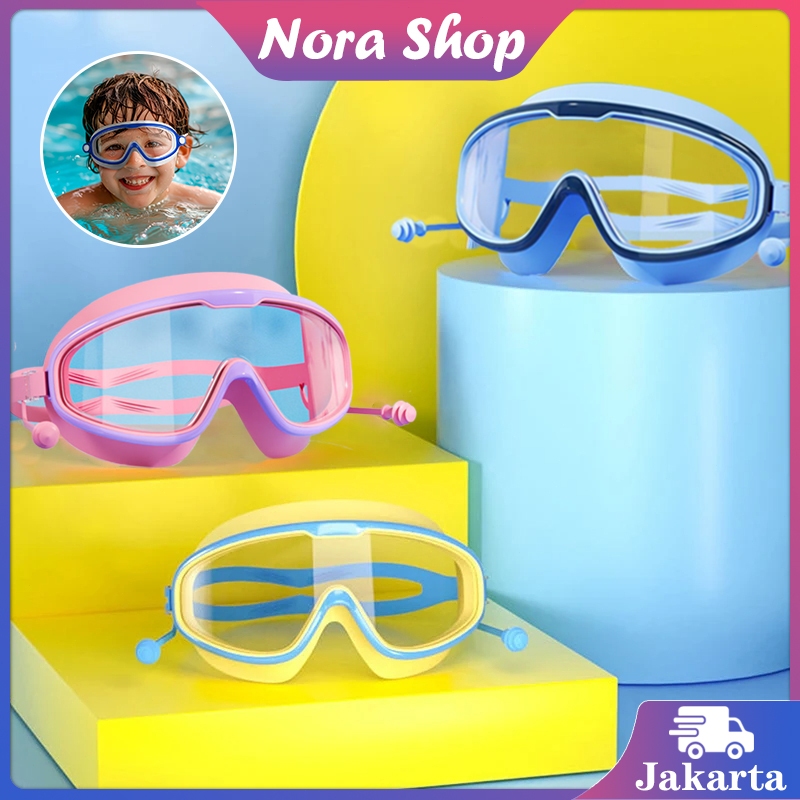 Alat Snorkeling Anak Kacamata Renang Snorkeling Anak Pelindung Telinga Renang