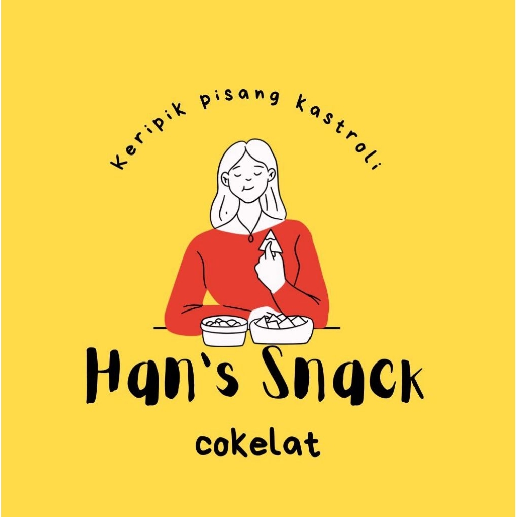 

Kripik pisang coklat Han's snack