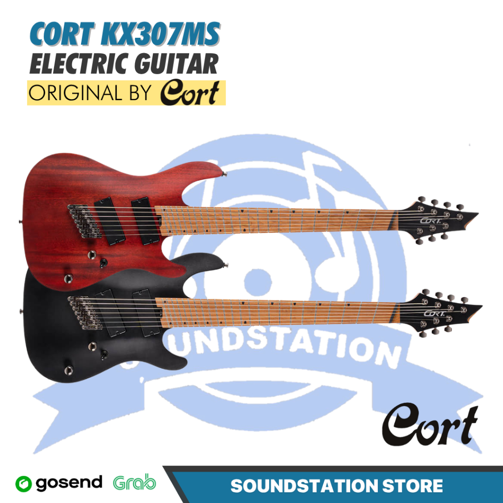 CORT KX307 Multi Scale 7-String Electric Guitar - Gitar Elektrik KX307MS