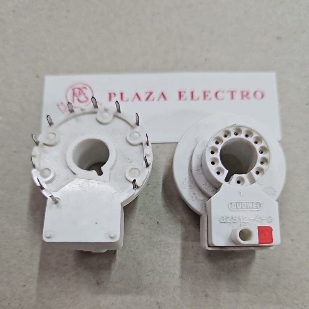 SOKET CRT SOCKET TV TABUNG 11 PIN DUOWEI GZS12-4-2 GZS 12 4 2 ASLI ORIGINAL