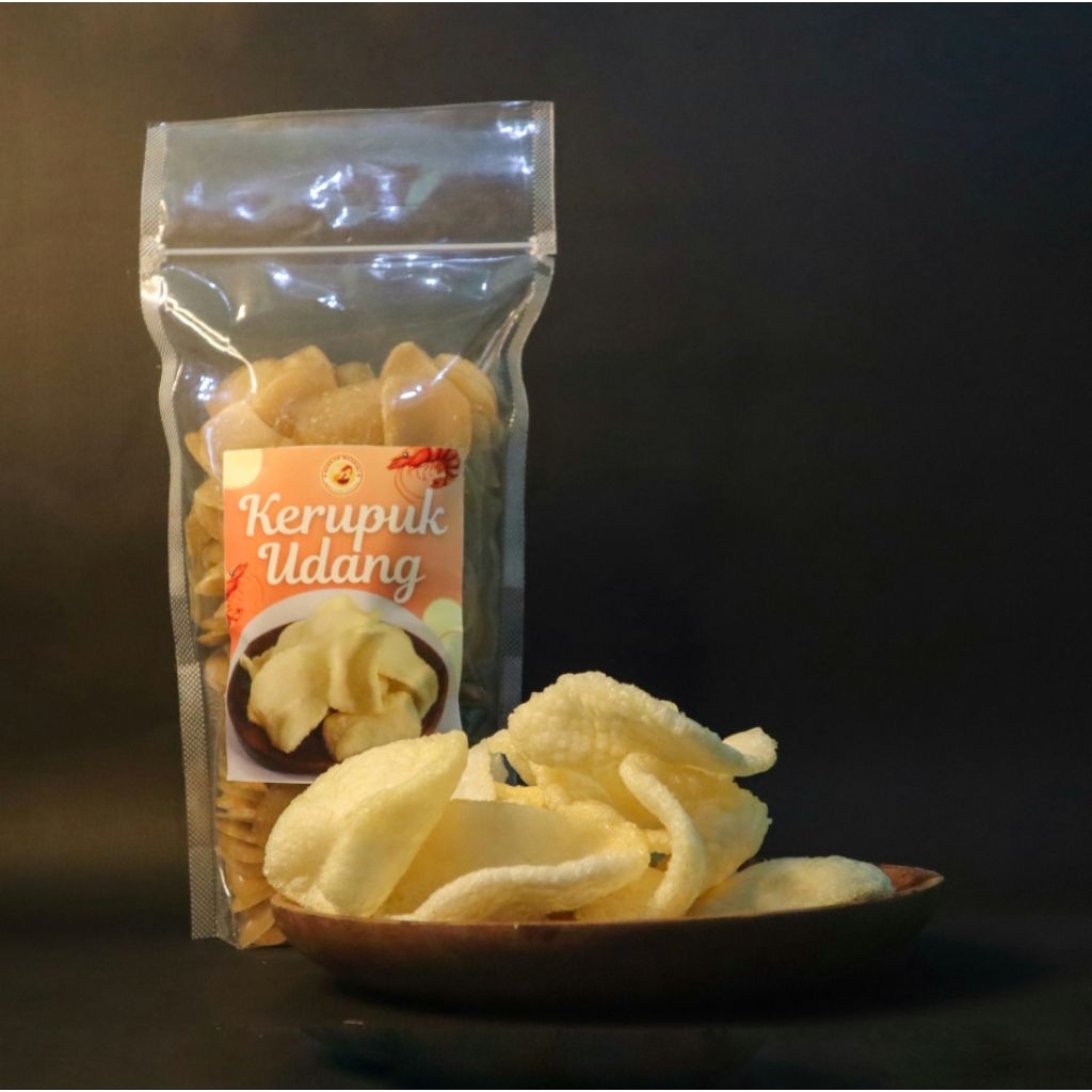 

KERUPUK UDANG BESAR/Kerupuk Udang Mentah 500gr. Packingan Kardus dan Bubble Wrap