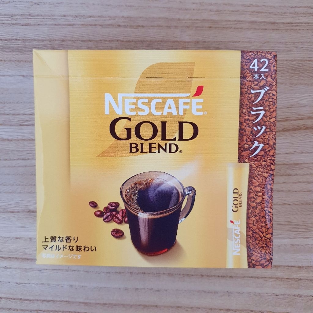 Nescafe Gold Blend Black Instant Coffee (1 box isi 42) | Nescafe Japan