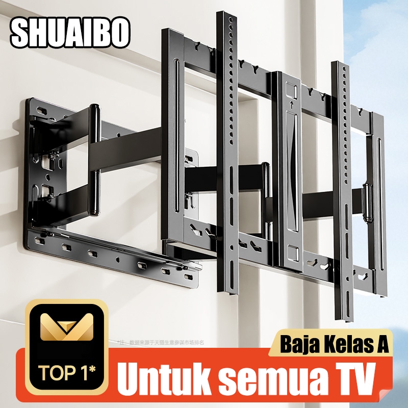 Garansi tiga tahun bracket tv 32 inch Bracket Tv Layar berputar 180 Kapasitas menahan beban 400KG