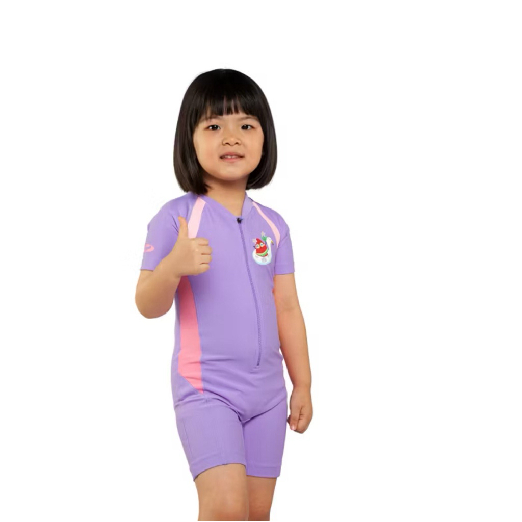 OPELON -GIRLS DIVING SUIT-BAJU RENANG ANAK PEREMPUAN Preloved