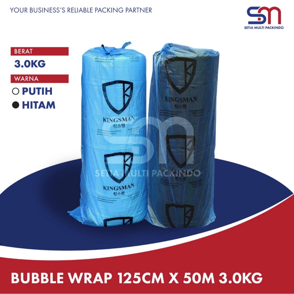 

Bubble Wrap Kingsman 3 KG Ukuran 125 x 50