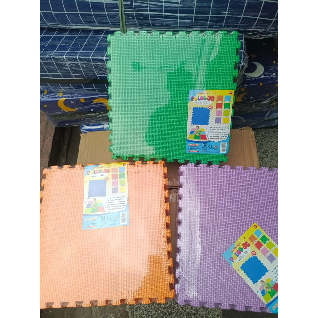 Pazzel polos isi 10pc/Alas lantai pazzel | Karpet anak | Puzzel karpet | Alas lantai