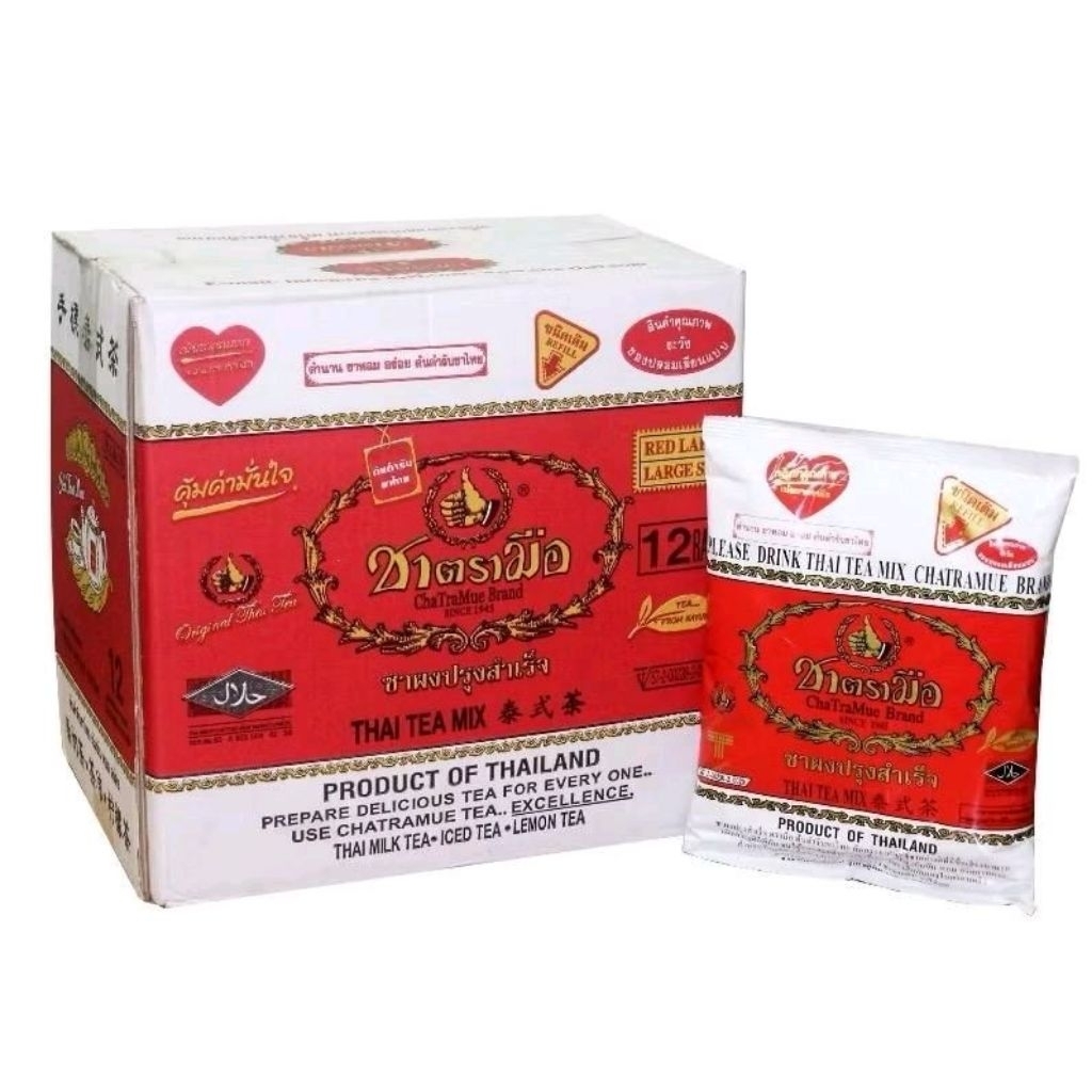 

THAI TEA ORIGINAL CHATRAMUE BREND 400 GRAM MINUMAN AIR ES