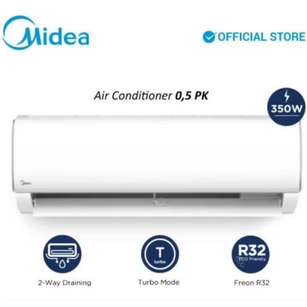 PROMO AC MIDEA 1/2PK / AC MIDEA 1/2PK / AC MIDEA MSFC-05CRN2X