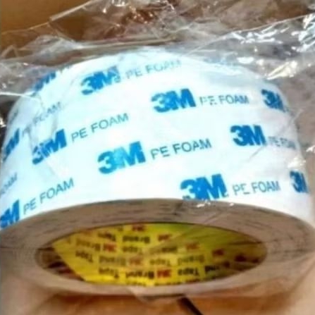 

Double Tape 3M Pe Foam Putih 3"x4mtr