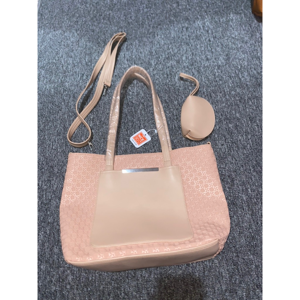 Tas tote bag (niceso) pinky