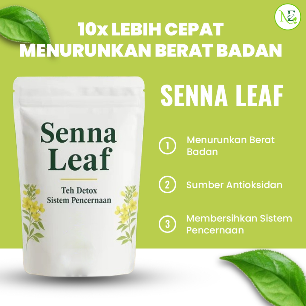 

SENNA LEAF TEA Daun Senna Pembersih Pencernaan Detox Alami Teh Daun Jati Siap Saji