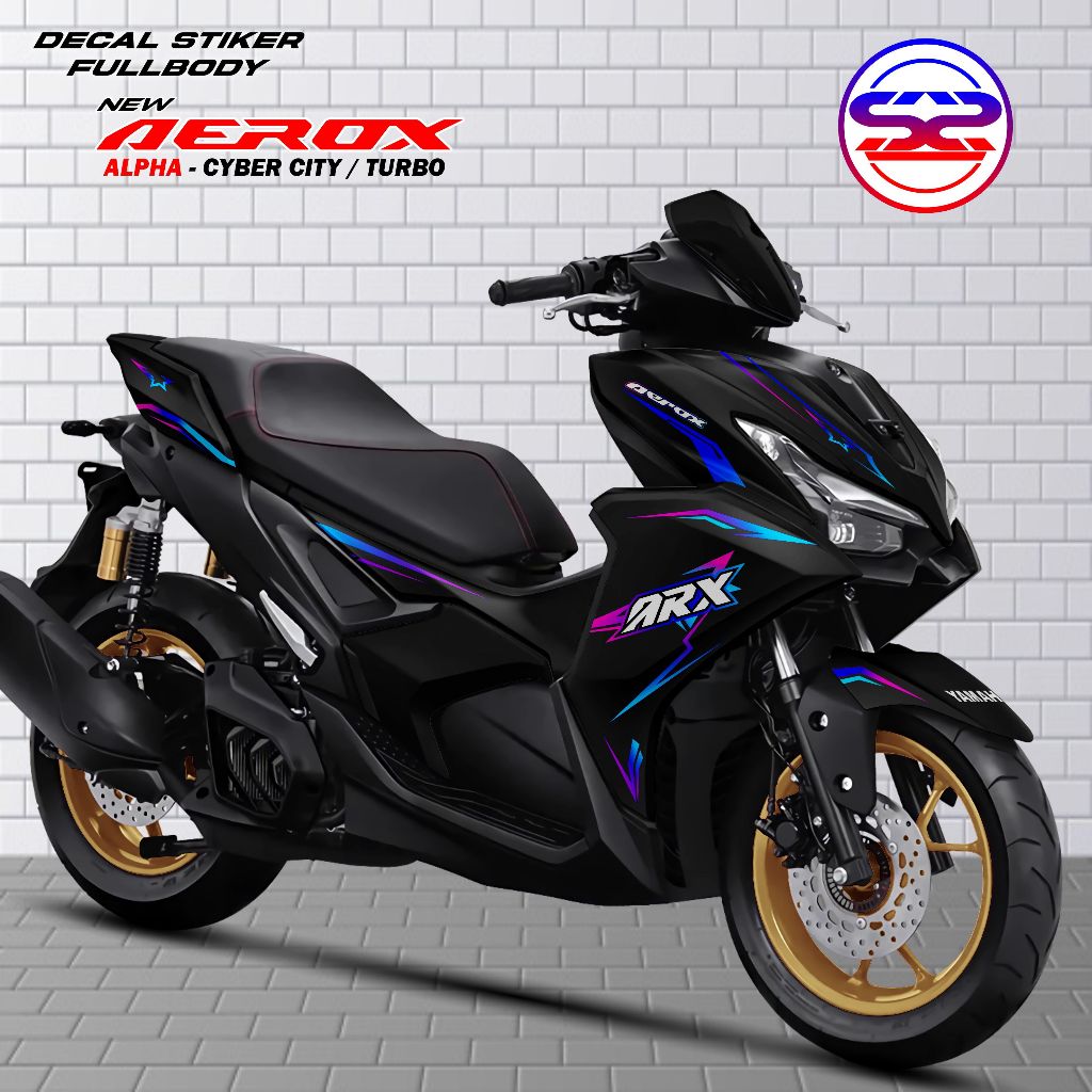 Stiker Decal Fullbody Aerox Alpha/Turbo 2025 Stiker Keren Aerox Terbaru