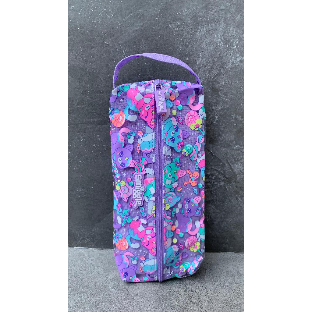 

SMIGGLE ADVENTUROUS PENSILCASE FLIP ZIP CAT LILAC - TEMPAT PENSIL SMIGGLE