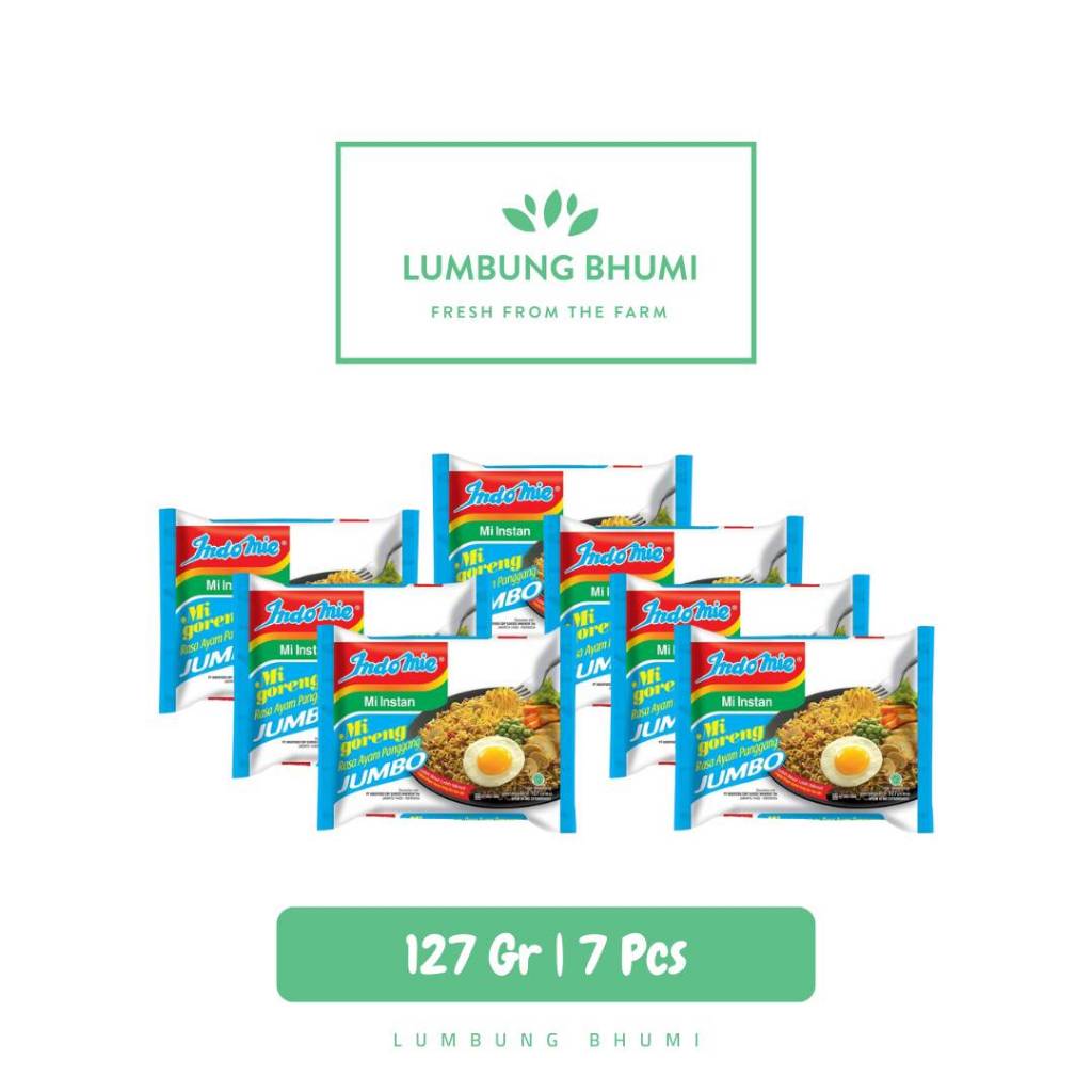 

INDOMIE Mi Ayam Panggang JUMBO 127 Gr GROSIR 7 Pcs - Lumbung Bhumi