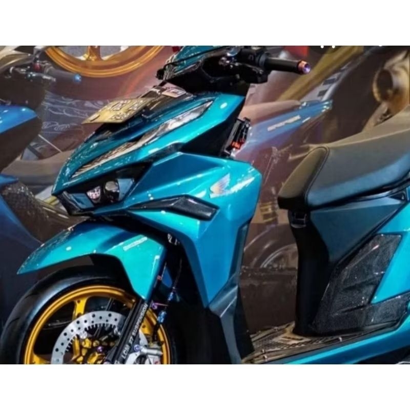 cat warna biru tosca metalik cat blue tosca metalik jenis pu cat motor cat mobil cat tosca blue cat 