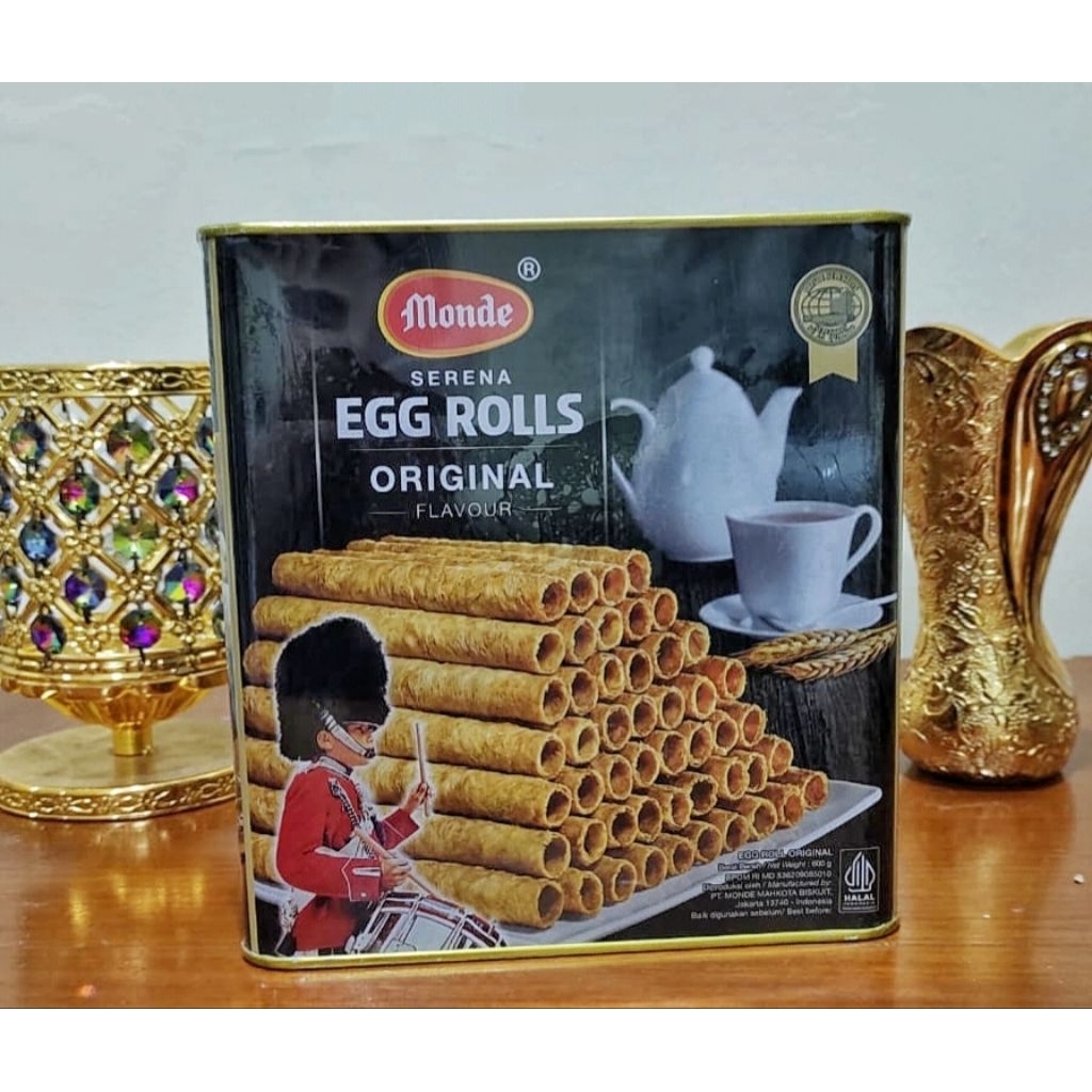 

Monde Serena Egg Roll Original Kaleng Wafer 600 gram FREE BUBBLE WRAP ED MEI 2026