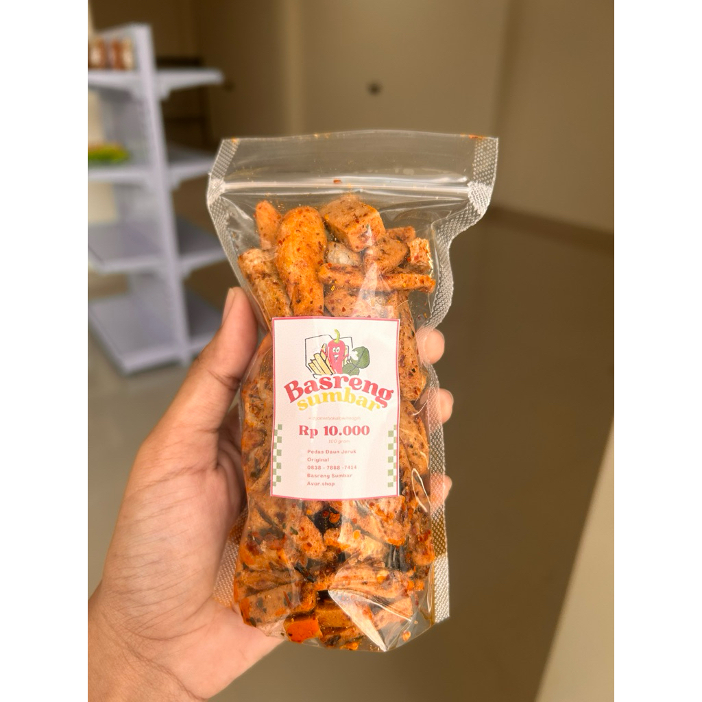 

Basreng Pedas Daun Jeruk 100 gram Termurah